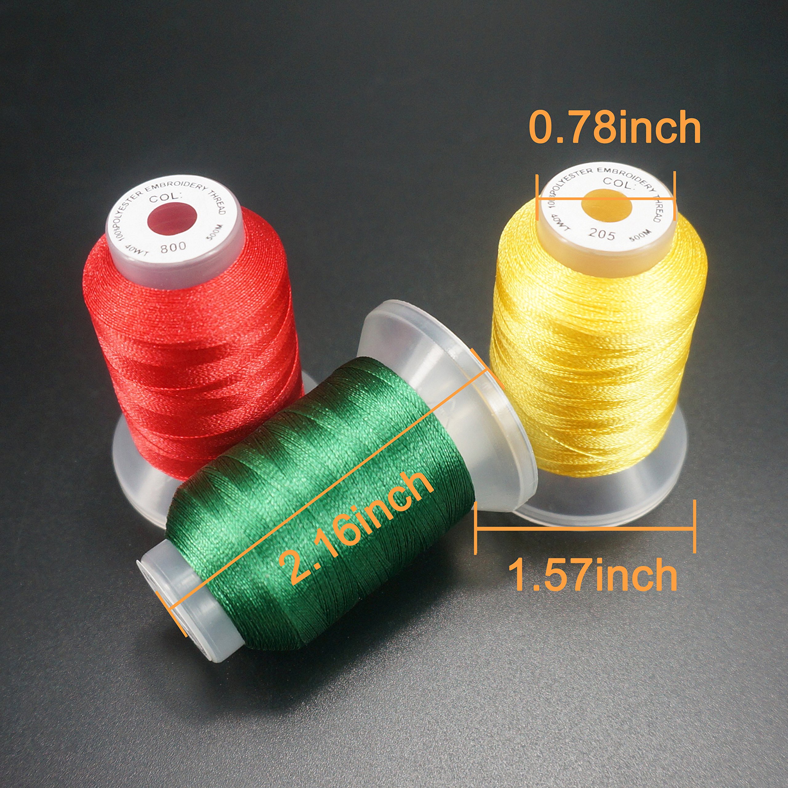 Amazon.com: New brothread 40 Colors Compatible with Brother